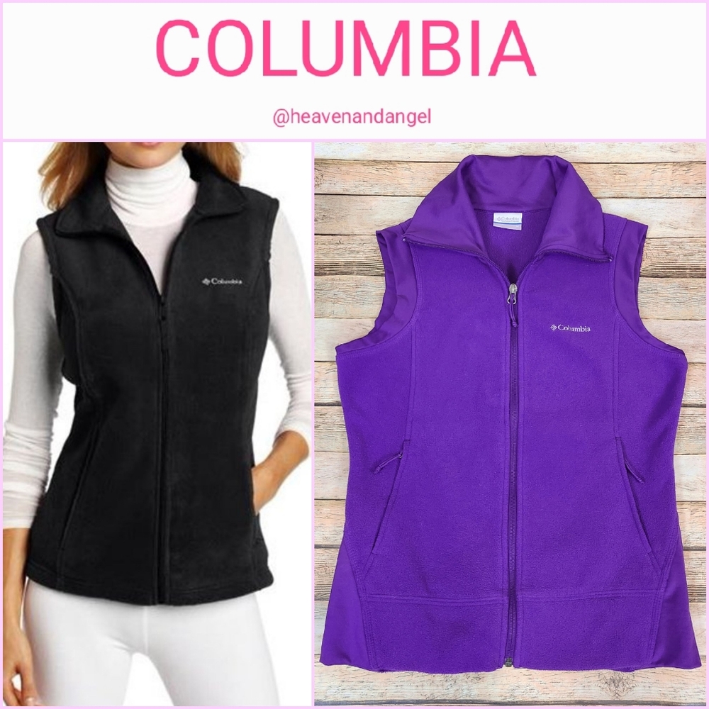 Columbia Purple Fleece Vest